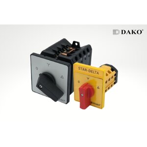 ซีเล็คเตอร์ มัลติสเต็ป แบบมี "O" 16A 5 Stags 1P Size 48x48 0-9 Value # DCS-MWO-1351I-16A-1P