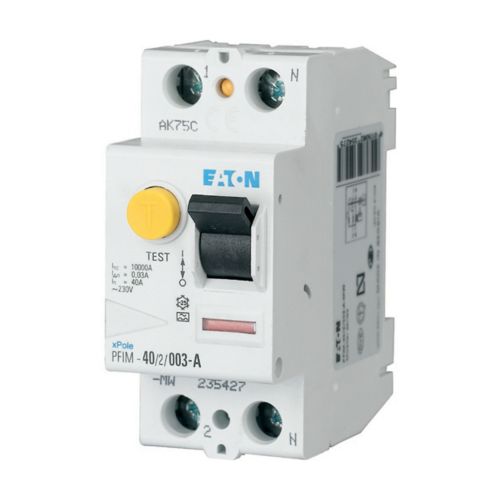 อุปกรณ์ตัดกระแสไฟฟ้ารั่ว (RCD) Eaton รุ่น PFIM-25/2/003
