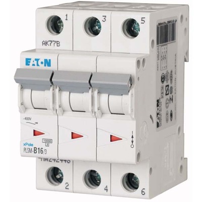 EATON Miniature Circuit Breaker 3P 16A # PLSM-C16/3