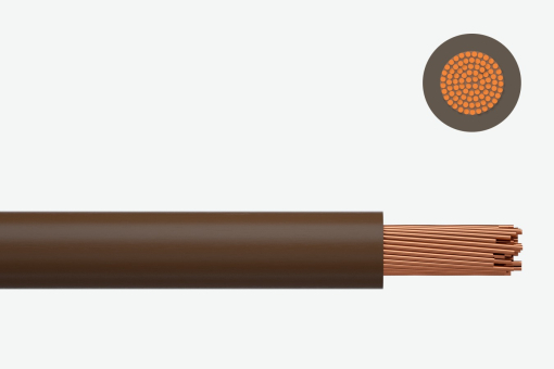 สายไฟ FABER KABEL รุ่น H07V-K ขนาด 10 ตร.มม. สีดำ (FABER KABEL H07V-K 10 Sq.mm. Black)