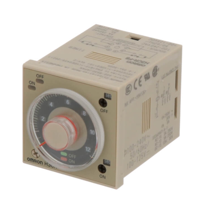 ทวินไทม์เมอร์ OMRON รุ่น H3CR-F8 แรงดันไฟฟ้า AC24-48/DC12-48​