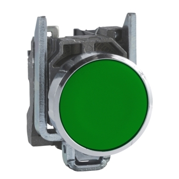 Schneider ปุ่มกด 1NO สีเขียว รุ่น XB4BA31 | Schneider Push Button 1NO Green รุ่น XB4BA31