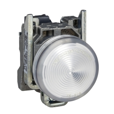 Schneider ไพลอตแลมป์ (สีขาว) รุ่น XB4BVM1 | Schneider Pilot Lamp (White) รุ่น XB4BVM1