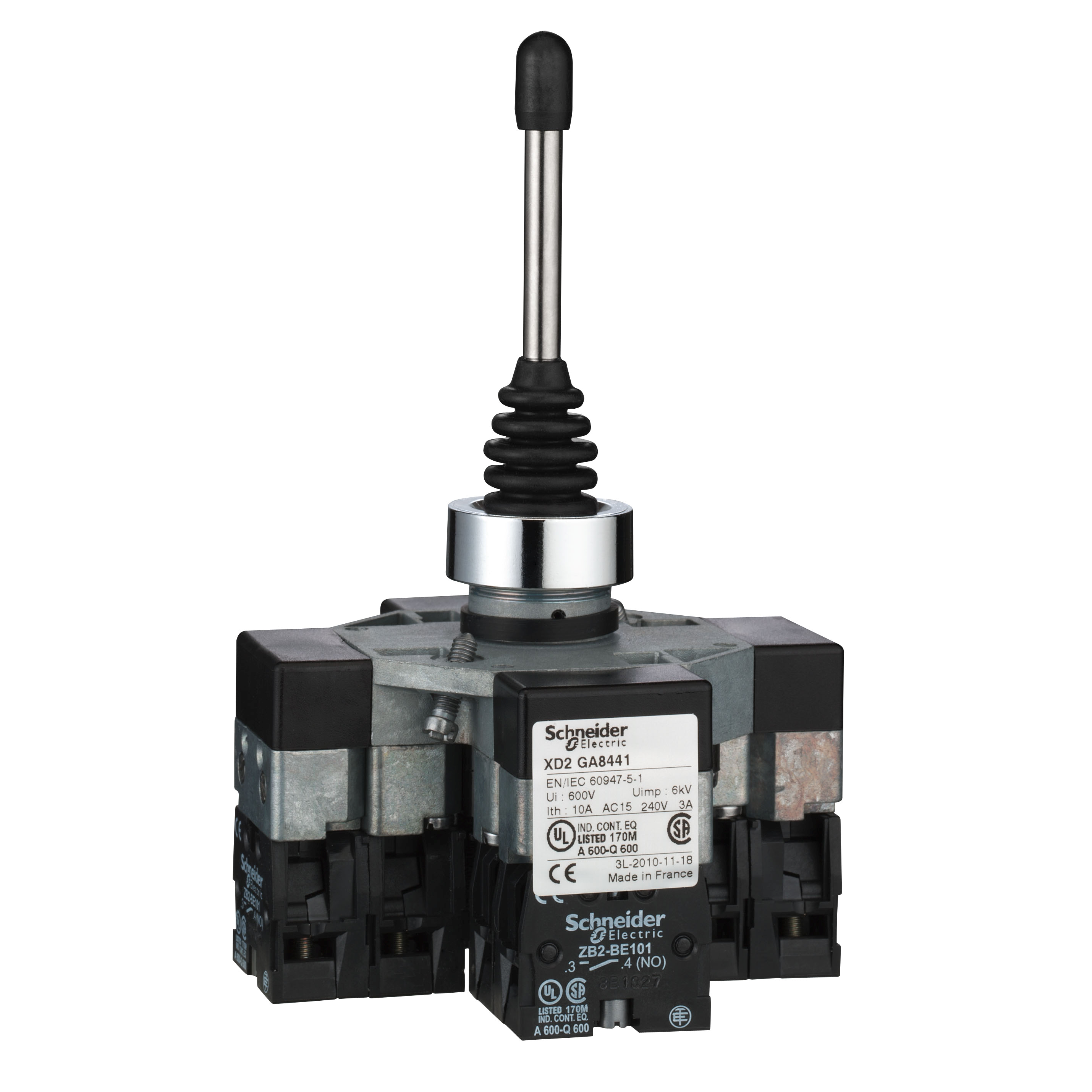 Schneider จอยสติ๊กคอนโทรลเลอร์ขนาด 22 มม. รุ่น XD2GA8441 | Schneider Complete Joystick Controller 22 mm รุ่น XD2GA8441