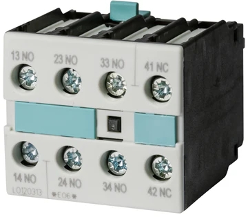 SIEMENS 3RH1921-1FA31 บล็อกหน้าสัมผัสเสริม 3NO/1NC สำหรับคอนแทคเตอร์