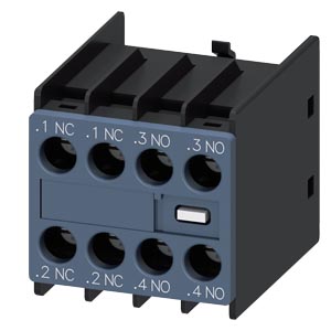 SIEMENS 3RH2911-1HA22 บล็อกหน้าสัมผัสเสริม 2NO/2NC สำหรับคอนแทคเตอร์