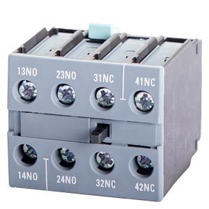 SIEMENS 3RH5921-1FA22 บล็อกหน้าสัมผัสเสริม 2NO/2NC สำหรับคอนแทคเตอร์