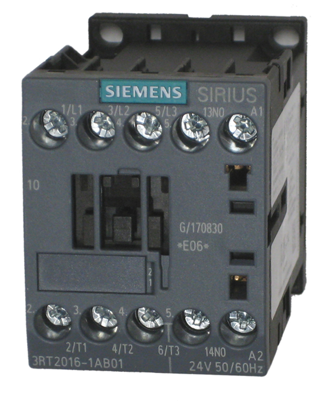 SIEMENS 3RT2016-1AP01 คอนแทคเตอร์ 3 เฟส, 230V AC, 9A, ขนาด S00