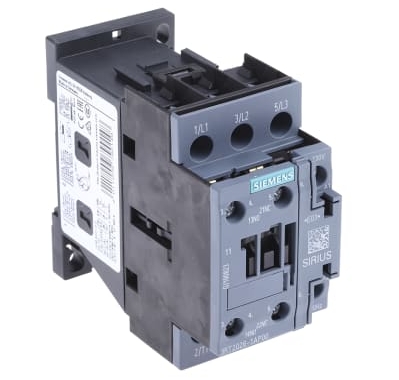 SIEMENS 3RT2026-1AP00 คอนแทคเตอร์ 3 เฟส, 230V AC, 25A, ขนาด S0