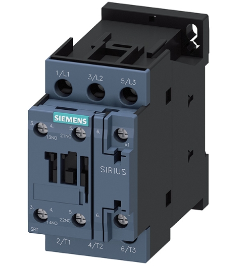 SIEMENS 3RT6025-1AP00 คอนแทคเตอร์ 3 เฟส, 230V AC, 17A, ขนาด S0