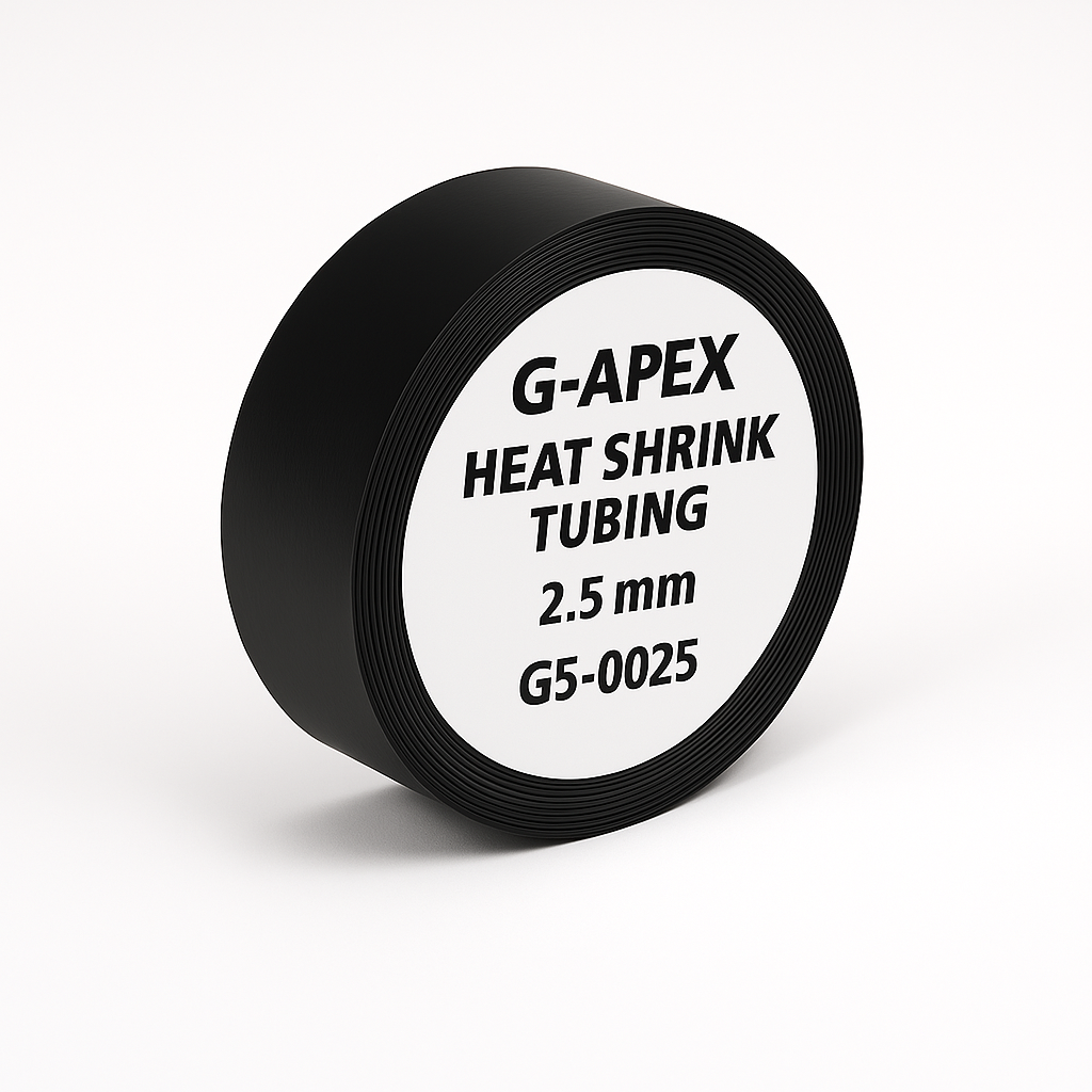 G-APEX ท่อหด รุ่น G5-0025 | Heat Shrink Tubing 2.5 mm สีดำ ขนาด 200 เมตร