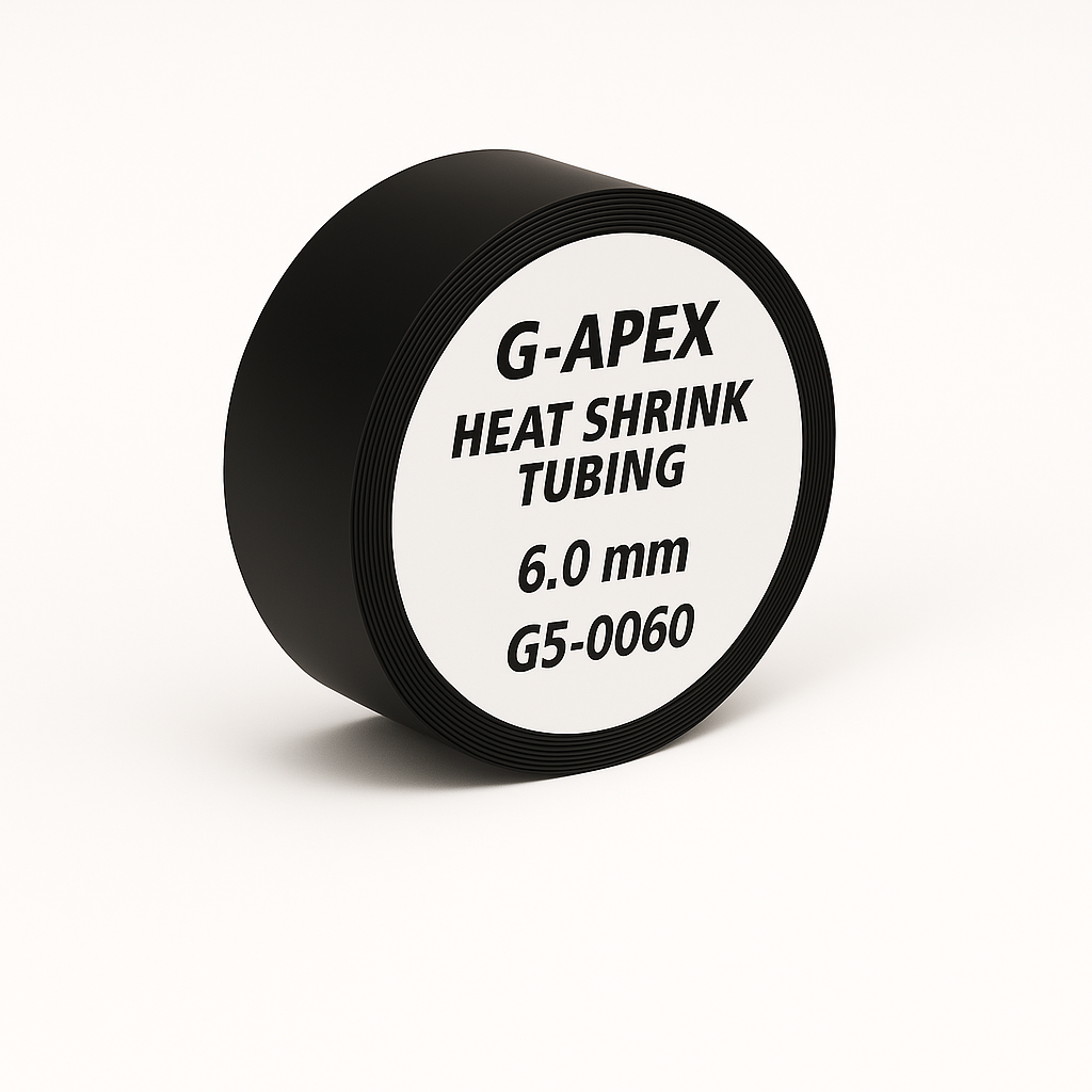 G-APEX ท่อหด รุ่น G5-0060 | Heat Shrink Tubing 6.0 mm สีดำ ขนาด 100 เมตร