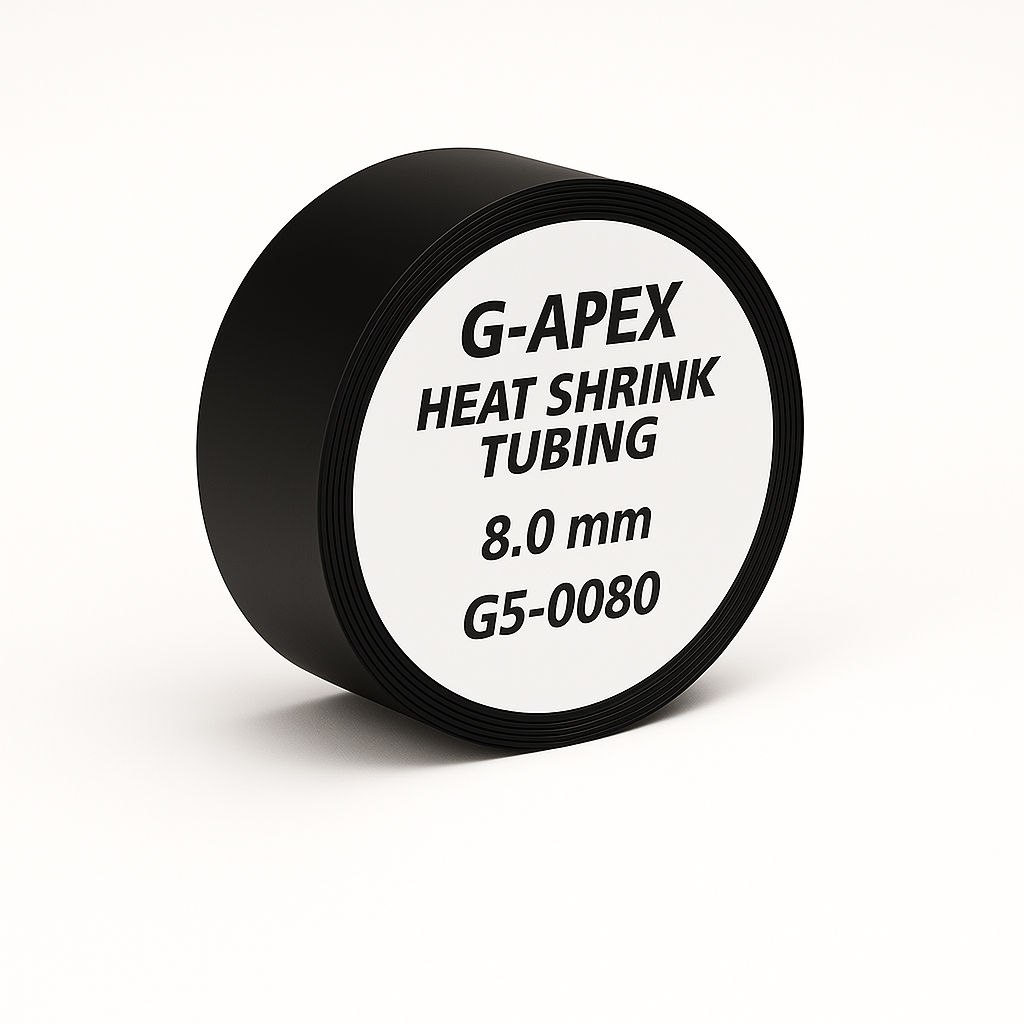 G-APEX ท่อหด รุ่น G5-0080 | Heat Shrink Tubing 8.0 mm สีดำ ขนาด 100 เมตร