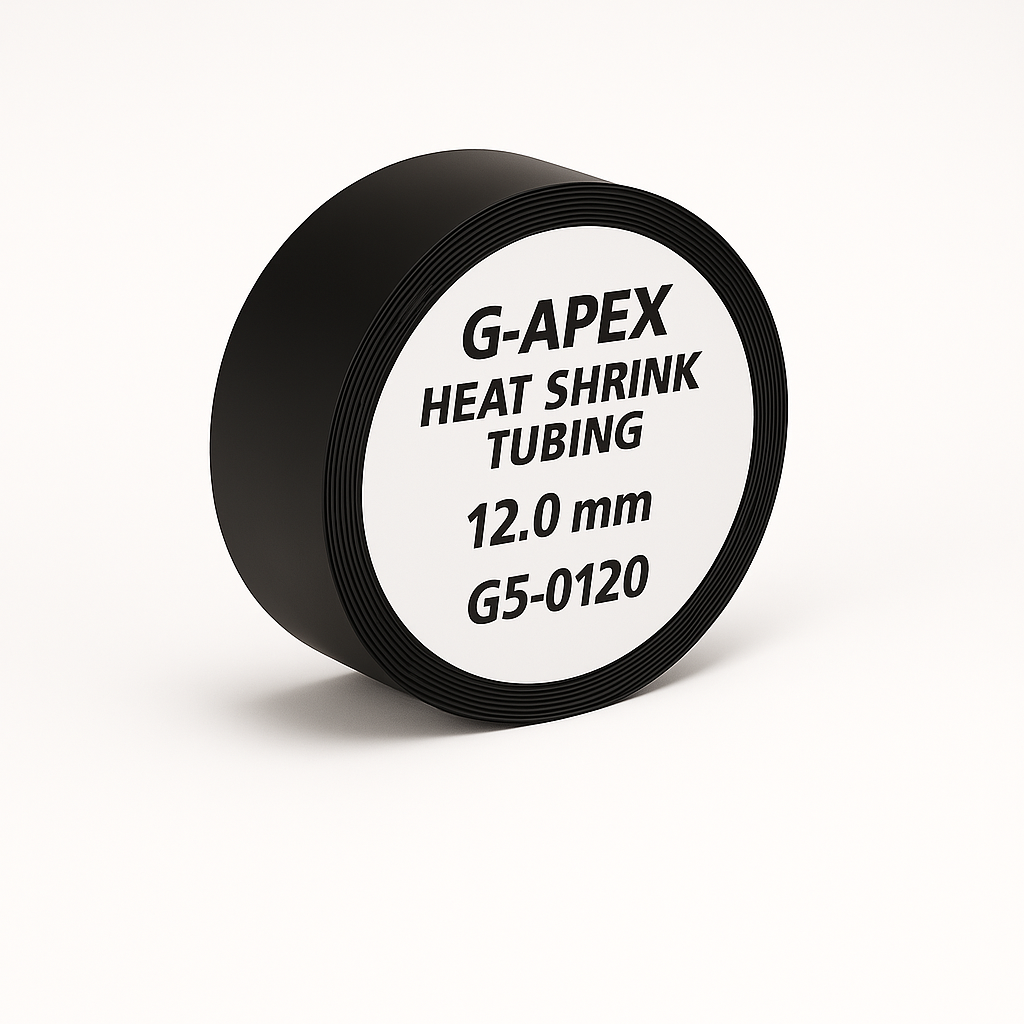 G-APEX ท่อหด รุ่น G5-0120 | Heat Shrink Tubing 12.0 mm สีดำ ขนาด 100 เมตร
