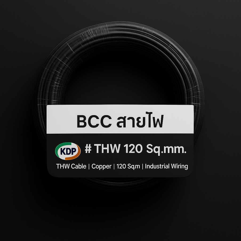 สายไฟฟ้า Bangkok Cable รุ่น THW ขนาด 120 ตร.มม.
