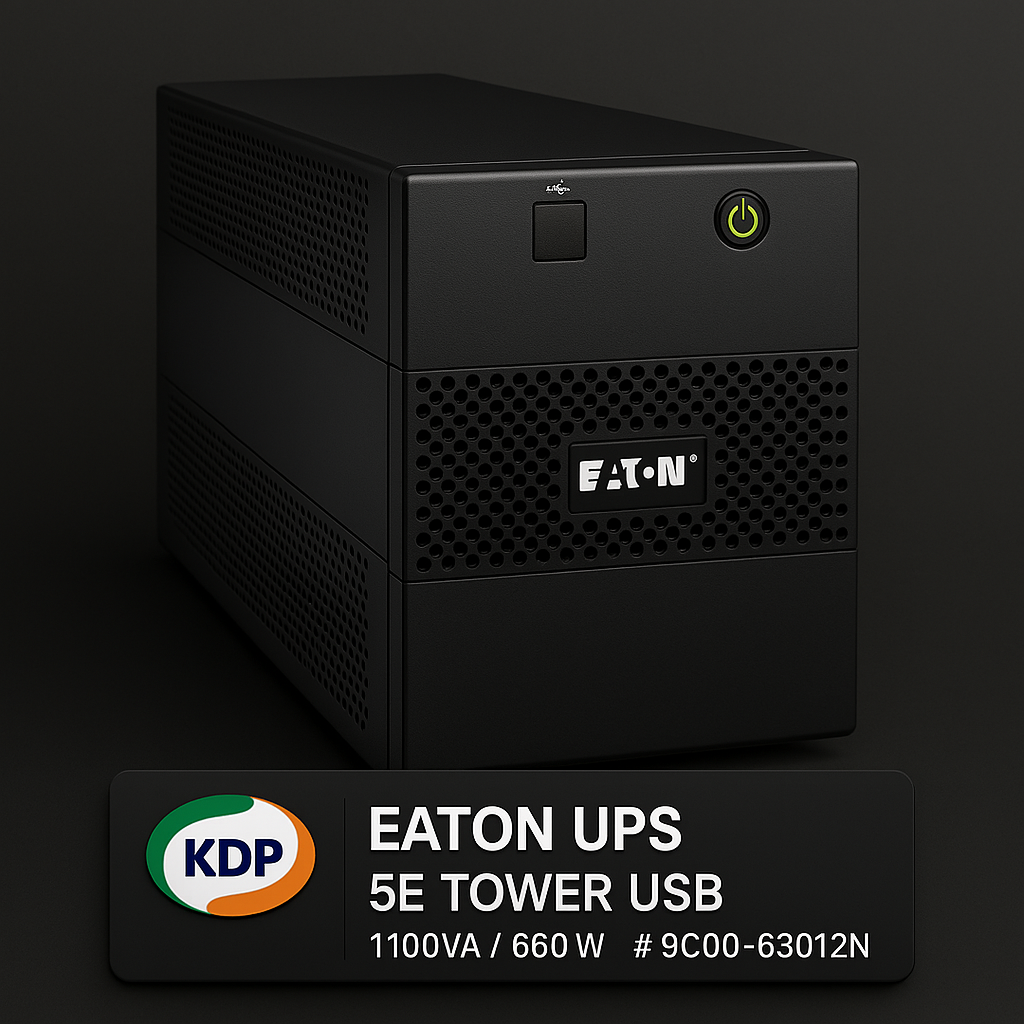 เครื่องสำรองไฟฟ้า (UPS) Eaton 5E Tower USB 230V 1100VA/660W รุ่น 9C00-63012