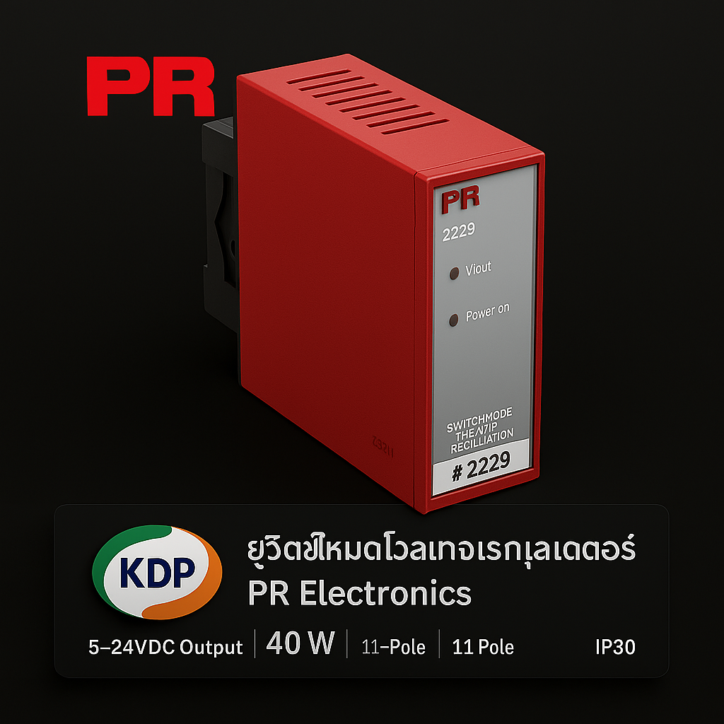 เครื่องปรับแรงดันไฟฟ้า PR Electronics รุ่น 2229 | PR 2229 Switchmode Voltage Regulator