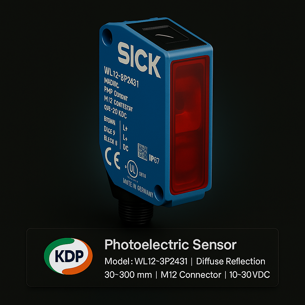 SICK เซ็นเซอร์ตรวจจับระยะ (Photoelectric Sensor) รุ่น WL12-3P2431
