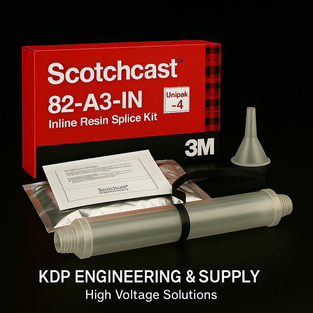 3M™ Scotchcast™ Inline Resin Power Cable Splice Kit 82-A3N | ชุดต่อสายไฟเรซินแบบอินไลน์ สำหรับสายไฟไม่มีเกราะ แรงดัน 1-5 kV