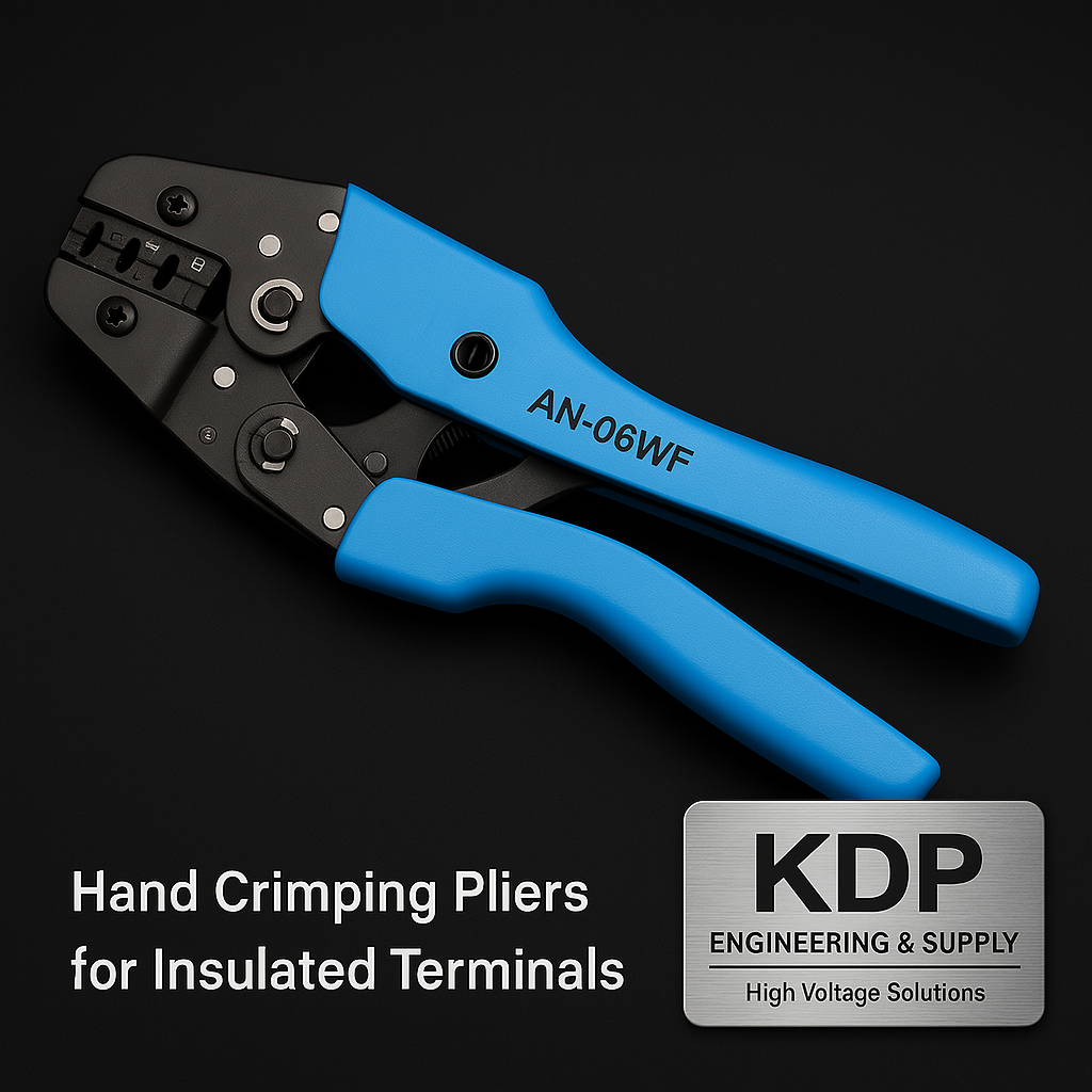 คีมย้ำหางปลาแบบมือบีบ รุ่น AN-06WF (Hand Crimping Pliers for Insulated Terminals)